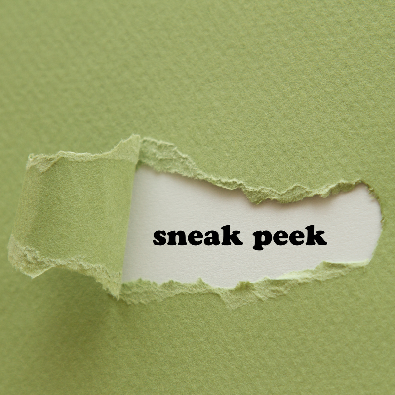 sneak peek